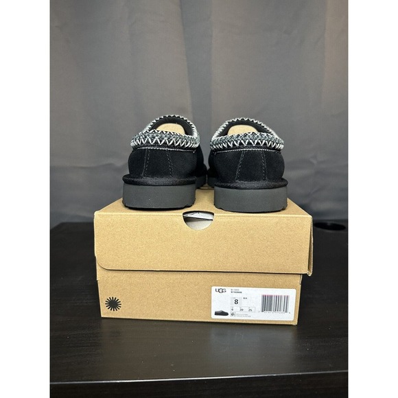 Size 8 - Authentic UGG Tasman Womens Slippers Black (W/5955 BLK)Ship Fast! - Picture 4 of 7
